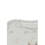 Bodis trumpomis rankovėmis Lilly 50-86 cm. Šviesiai pilka 513 4