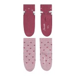 Medvilninės kojinaitės vaikams Katė ir pelė, 6 poros (22-30 dydžiai) Baby pink 731 5