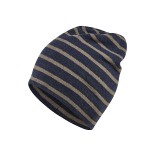 Vienguba beanie kepurė vaikams Dryžiai Tamsiai mėlyna 300 1