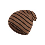 Vienguba beanie kepurė vaikams Dryžiai Kaštoninė 940 1