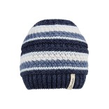 Megzta beanie kepurė kūdikiams ir vaikams Dryžuota Jūros mėlis 306 1