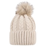 Megzta vaikiška beanie kepurė su bumbulu Capucino 921 1