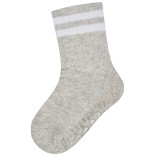 Kojinės iki kelių su guminiu paduku Juostos, (30-34 dydžiai) Pilka 542 1