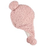 Vaikiška inka kepurė su bumbulu Teddy Švelniai rausva 707 2