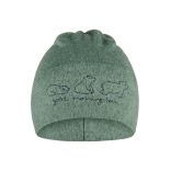 Beanie kepurė kūdikiams Meškučiai Smaragdo žalia 255 2