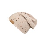 Vaikiška beanie kepurė Žvaigždutės Švelni kreminė 935 3