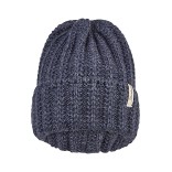 Megzta vaiki&scaron;ka beanie kepurė, vienguba Tamsiai mėlyna 300 1