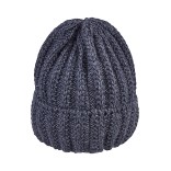 Megzta vaiki&scaron;ka beanie kepurė, vienguba Tamsiai mėlyna 300 2