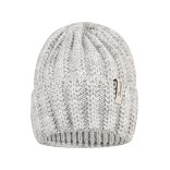 Megzta vaiki&scaron;ka beanie kepurė, vienguba Pilka 542 1