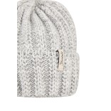 Megzta vaiki&scaron;ka beanie kepurė, vienguba Pilka 542 5