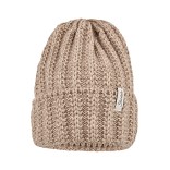 Megzta vaiki&scaron;ka beanie kepurė, vienguba &Scaron;velni kreminė 935 1