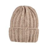 Megzta vaiki&scaron;ka beanie kepurė, vienguba &Scaron;velni kreminė 935 2