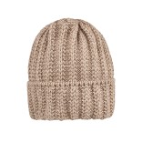 Megzta vaiki&scaron;ka beanie kepurė, vienguba &Scaron;velni kreminė 935 4