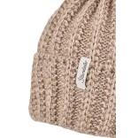 Megzta vaiki&scaron;ka beanie kepurė, vienguba &Scaron;velni kreminė 935 5