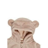 Šiltas švarkelis su ausytėmis Teddy Švelni kreminė 935 3