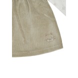 Vaiki&scaron;ka suknelė Lilly 56-86 cm. Kreminė žalia 502 4