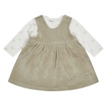 Vaiki&scaron;ka suknelė Lilly 56-86 cm. Kreminė žalia 502 1