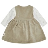 Vaiki&scaron;ka suknelė Lilly 56-86 cm. Kreminė žalia 502 2