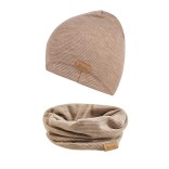 Vaiki&scaron;ka beanie kepurė Dryželiai Žaliai ruda 995 5