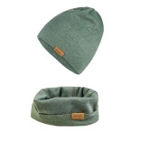 Vaiki&scaron;ka beanie kepurė Melanžas Smaragdo žalia 255 5