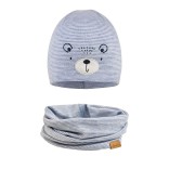 Vaiki&scaron;ka kaklo mova su pūkeliu Dryželiai Žydra 399 6