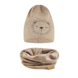 Vaiki&scaron;ka kaklo mova su pūkeliu Dryželiai Žaliai ruda 995 6