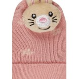 Frotinės kojinės su bar&scaron;kučiu Zuikis Rožinė 748 5