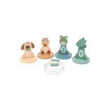 Medinis lavinamasis žiedų mėtymo žaidimas 16x12 cm. Spalvotas 999 4