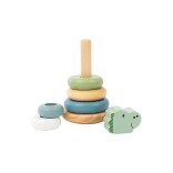 Medinė lavinamoji piramidė Rexi 14,3 cm Spalvotas 999 4