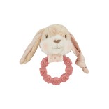 Kramtukas - guminis žiedas ki&scaron;kutis Hanni Tamsiai rausva 737 1