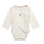 Smėlinukas kūdikiams Emmi 50-86cm., ilgomis rankovėmis Balta 908 1