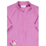 Vaiki&scaron;ki maudymosi mar&scaron;kinėliai Vienaragis (80-116 dydžiai), ilgomis rankovėmis Tamsiai rausva 737 4