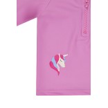 Vaiki&scaron;ki maudymosi mar&scaron;kinėliai Vienaragis (80-116 dydžiai), ilgomis rankovėmis Tamsiai rausva 737 5