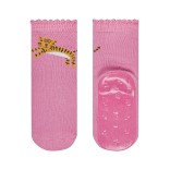 Neslystančios kojinės vaikams pilnai guminiu paduku Tigras, 2 poros (18-28 dydžiai) Tamsiai rausva 737 2