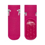 Neslystančios kojinės vaikams pilnai guminiu paduku Tigras, 2 poros (18-28 dydžiai) Tamsiai rausva 737 3