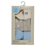 Kojinės kūdikiams dovanų dėžutėje &Scaron;vyturys, 3 poros (0-4 mėn.) Pilk&scaron;va 518 6