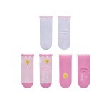 Vaiki&scaron;kos medvilninės kojinės Ledai su &scaron;ypsena, 3 poros Skaisti balta 500 2