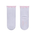 Vaiki&scaron;kos medvilninės kojinės Ledai su &scaron;ypsena, 3 poros Skaisti balta 500 3