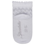 Medvilninės kojinės su tekstūriniais ra&scaron;tais (14-30 dydžiai) Skaisti balta 500 3