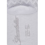 Medvilninės kojinės su tekstūriniais ra&scaron;tais (14-30 dydžiai) Skaisti balta 500 5