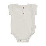 Kūdikių smėlinukas trumpomis rankovėmis Muslinas Balta 908 1