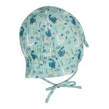 Kūdikių kepurė su kaklo apsauga Dino parkas Pastelinė turkio melsva 400 2