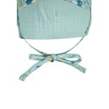 Kūdikių kepurė su kaklo apsauga Dino parkas Pastelinė turkio melsva 400 4