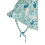 Kūdikių kepurė su kaklo apsauga Dino parkas Pastelinė turkio melsva 400 5