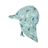 Vaiki&scaron;ka kepurė su kaklo apsauga Dino parkas Pastelinė turkio melsva 400 3