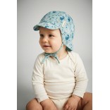 Kūdikių kepurė su kaklo apsauga Dino parkas Pastelinė turkio melsva 400 6