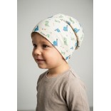Beanie kepurė vaikams Dinozauriukai &Scaron;velni kreminė 935 6