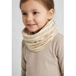 Vaiki&scaron;ka kaklo mova Dryžuota su ta&scaron;keliais Pilk&scaron;vai smėlinė 931 6