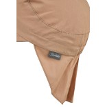 Vasarinė kepurė vaikams su kaklo apsauga One colour Pilk&scaron;vai smėlinė 931 4