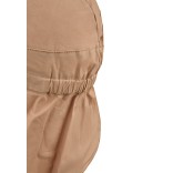 Vasarinė kepurė vaikams su kaklo apsauga One colour Pilk&scaron;vai smėlinė 931 5